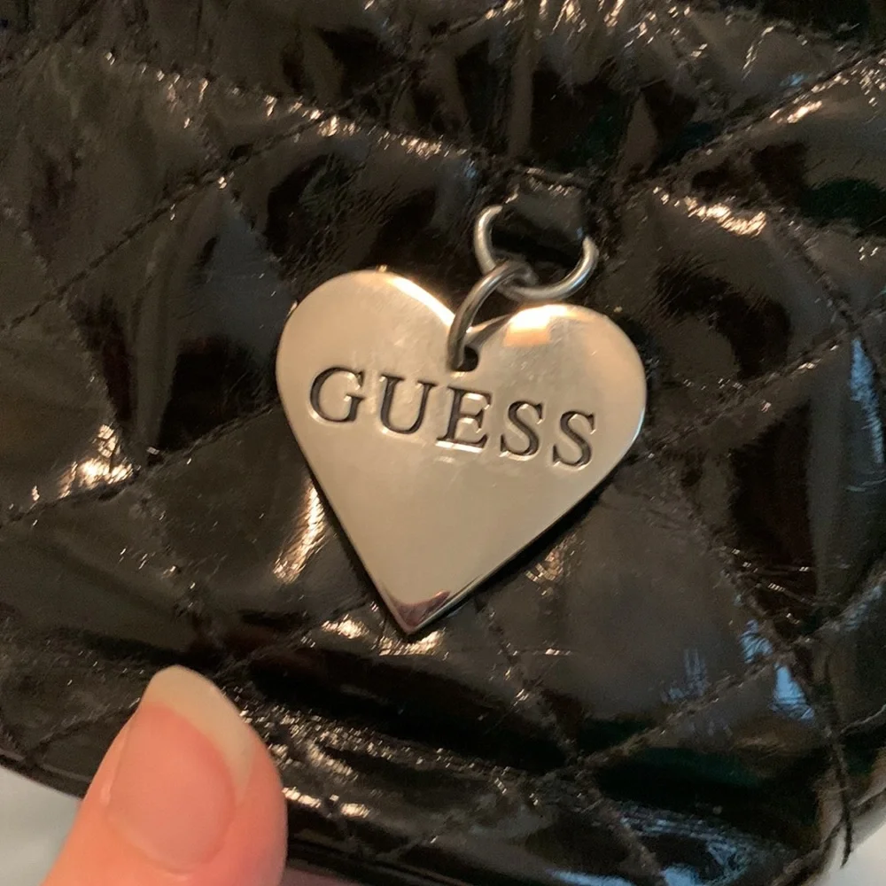 Guess Patent Leather Jewelry / Watch Travel Pouch